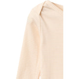 COPENHAGEN COLORS Dusty Rose/Cream Stripe Modal Full Body Romper