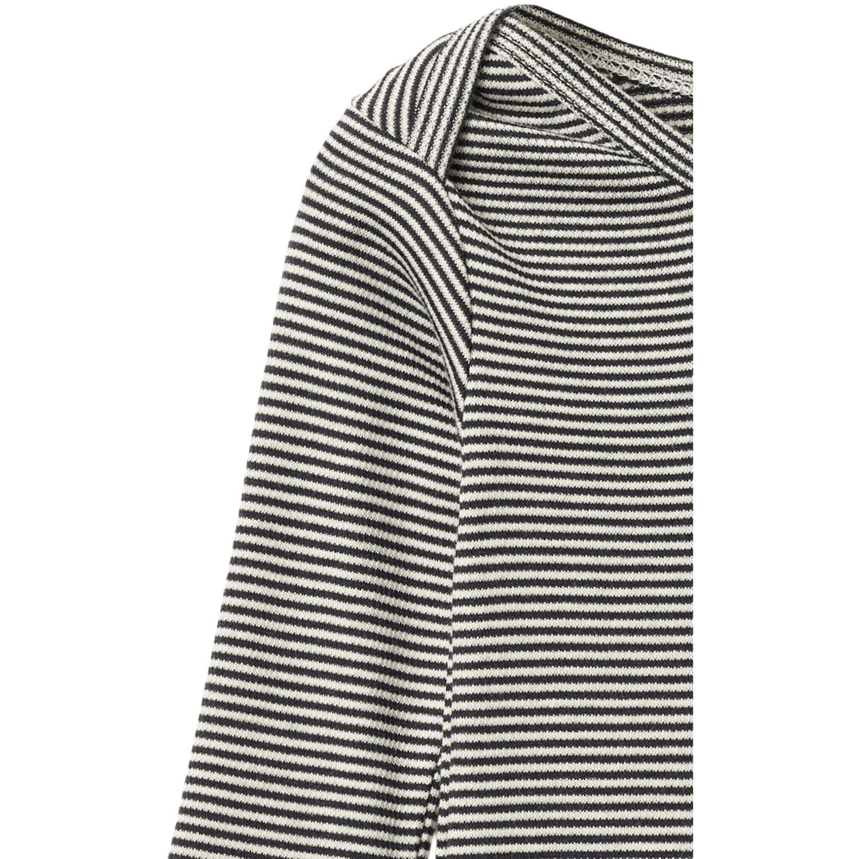 COPENHAGEN COLORS Navy/Cream Stripe Modal Full Body Romper