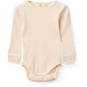 COPENHAGEN COLORS Dusty Rose/Cream Stripe Modal Rib Ls Body