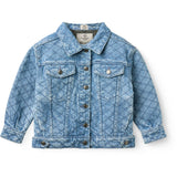 COPENHAGEN COLORS Lt. Washed Blue Quilt Organic Vattert Denim Jakke
