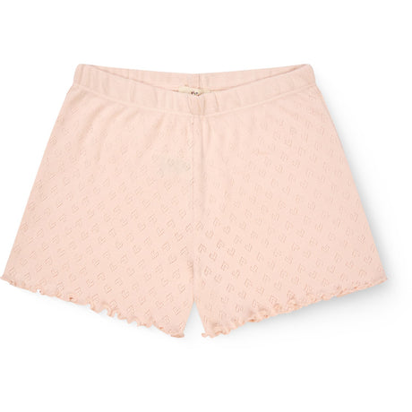 COPENHAGEN COLORS Dusty Rose Pointelle Heart Shorts