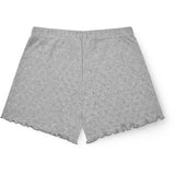 COPENHAGEN COLORS Grey Mel. Pointelle Heart Shorts