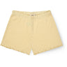 COPENHAGEN COLORS Pale Yellow Pointelle Heart Shorts