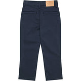 COPENHAGEN COLORS Navy Silky Twill Chinos Slim - Med Stretch