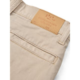 COPENHAGEN COLORS Beige Silky Twill Chinos Slim - Med Stretch