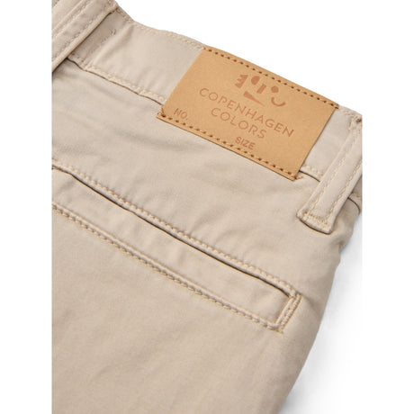 COPENHAGEN COLORS Beige Silky Twill Chinos Slim - Med Stretch
