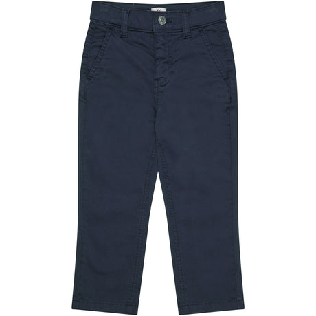 COPENHAGEN COLORS Navy Silky Twill Chinos Slim - Med Stretch