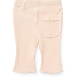 COPENHAGEN COLORS Dusty Rose Stripe Stripe Modal Rib Flare Pant W. Picot & Bue