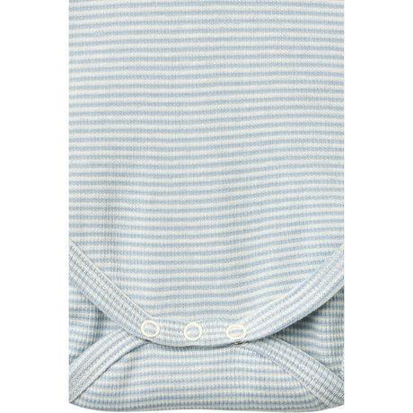 COPENHAGEN COLORS Dusty Blue Stripe Stripe Modal Rib Ss Body