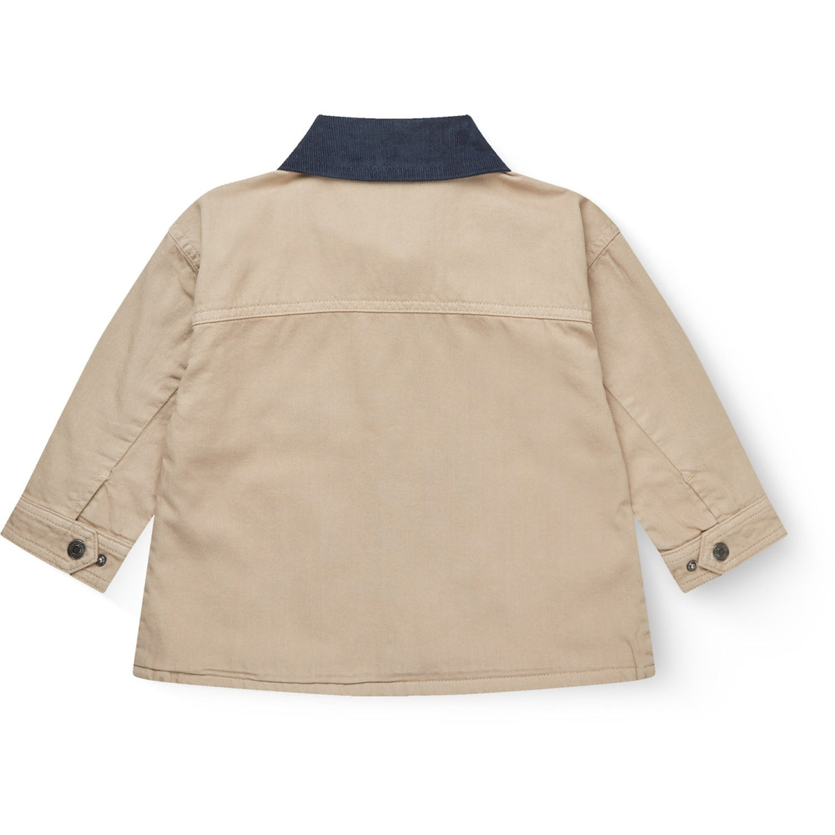 COPENHAGEN COLORS Beige Comb. Twill Jakke W. Corduroy Halsbånd