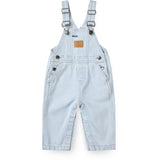 COPENHAGEN COLORS Denim Lt. Blue Stripe Y/D Twill Baby Overalls