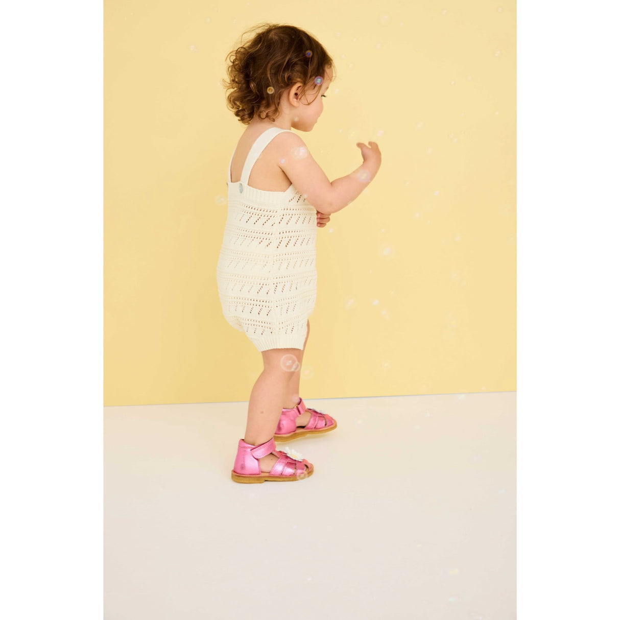 Bisgaard Pink Metallic Kaia Sandal