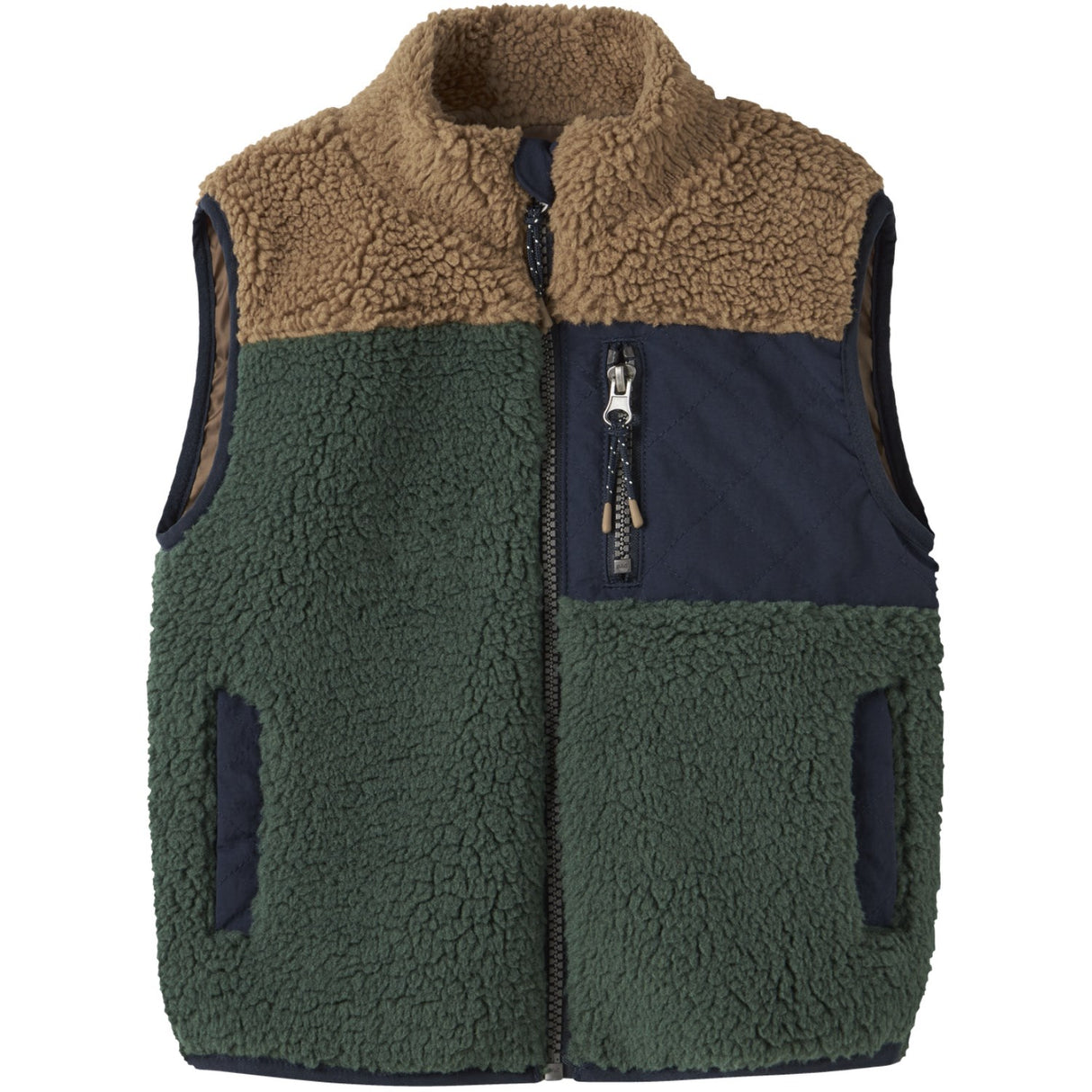 Name It Jungle Green Nmmmacey Teddybjørn Vest Block