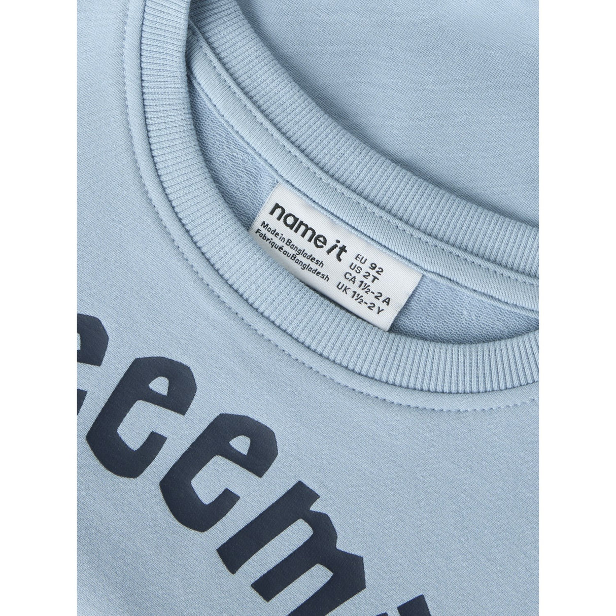 Name It Blue Fog Nmmmaska Emil Nreg Sweat Unb Sky