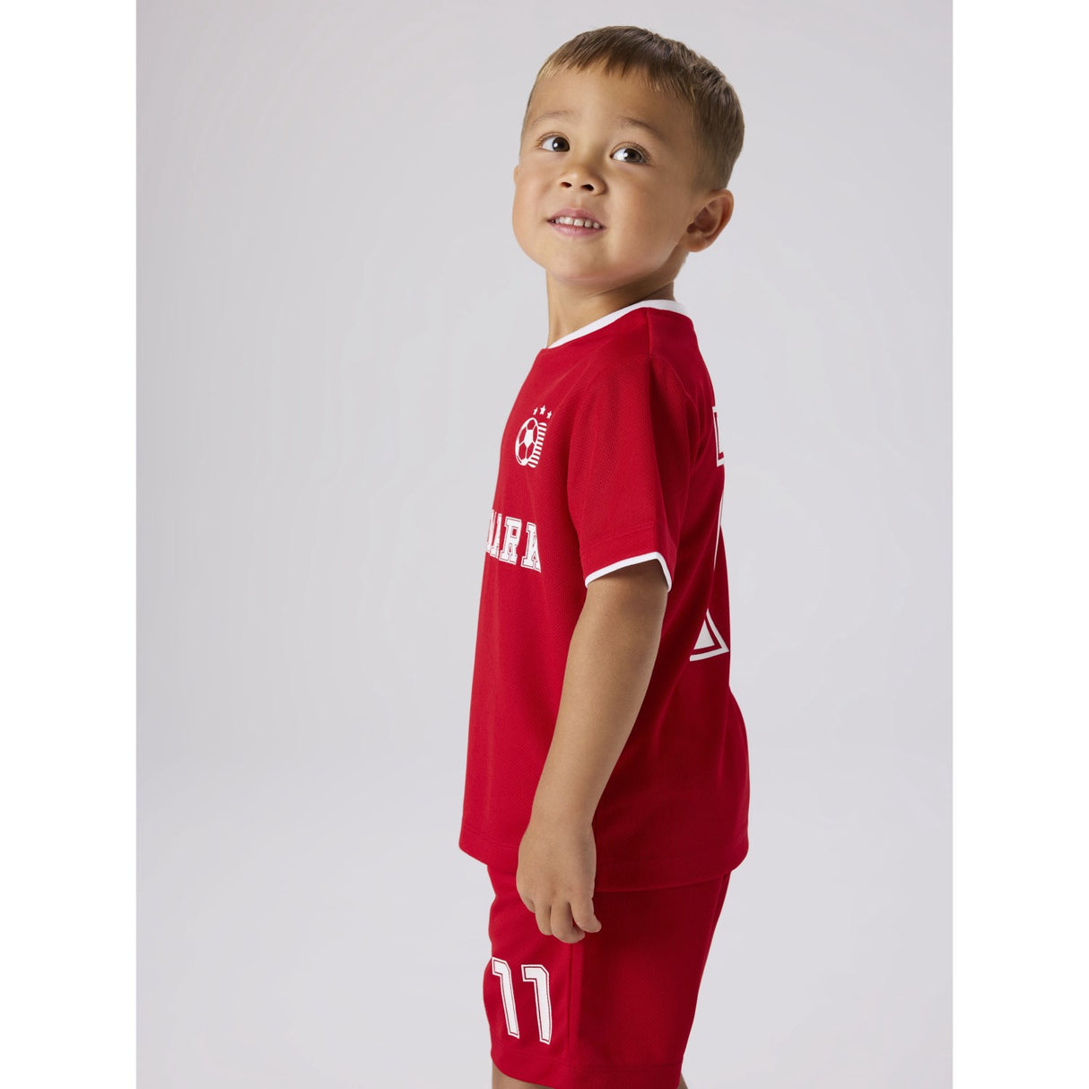 Name It True Red Nmnhiteam Shorts Sett