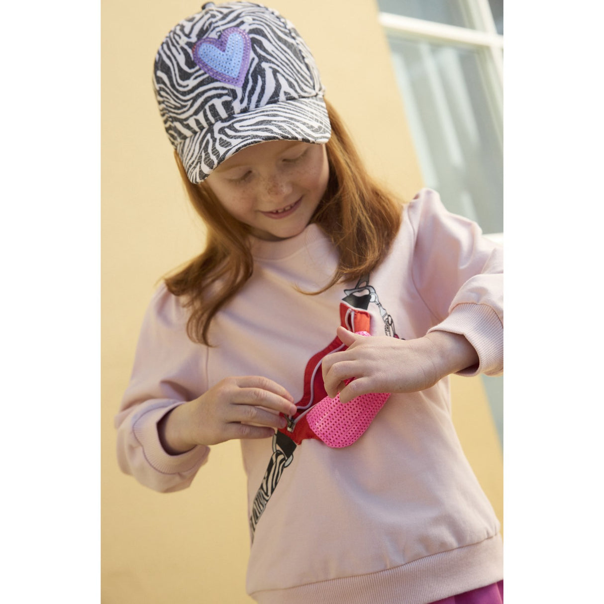 Minymo Peach Whip Collegegenser Ls