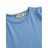 MarMar Modal Fine Rib Surf Blue Tani Bluse