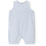 MarMar Cotton Linen Surf Blue Stripe Roventa S Romper