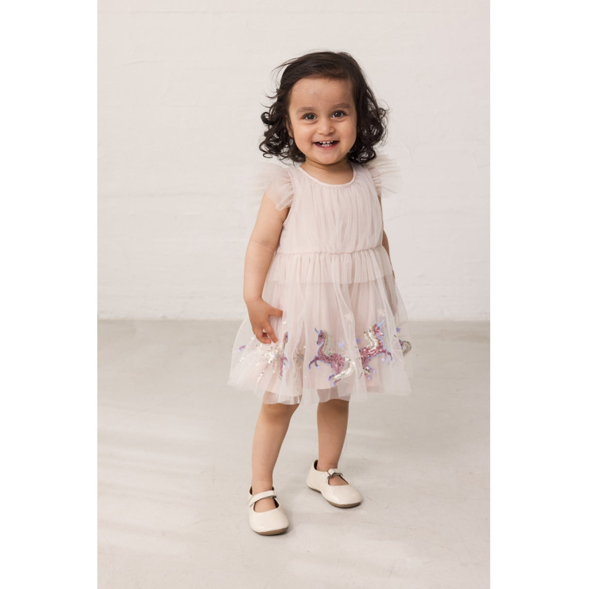 MarMar Ballerina Embroidery Unicorn Twinkle Dinne Kjole