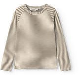 MarMar Seersucker Swim Dark Bronze Stripe Swean Tee