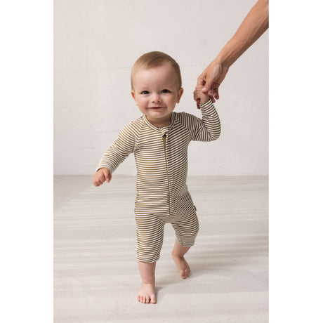 MarMar Seersucker Swim Dark Bronze Stripe Swal Drakt
