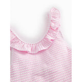 MarMar Seersucker Swim Pink Stripe Swilla Bathing Drakt