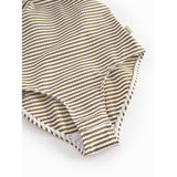 MarMar Seersucker Swim Dark Bronze Stripe Swilla Bathing Drakt