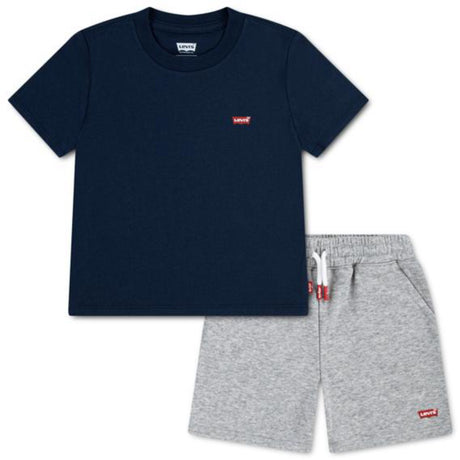 Levi's Dress Blues Lvb Batwing T-Shirt & Strikk Shorts Sett