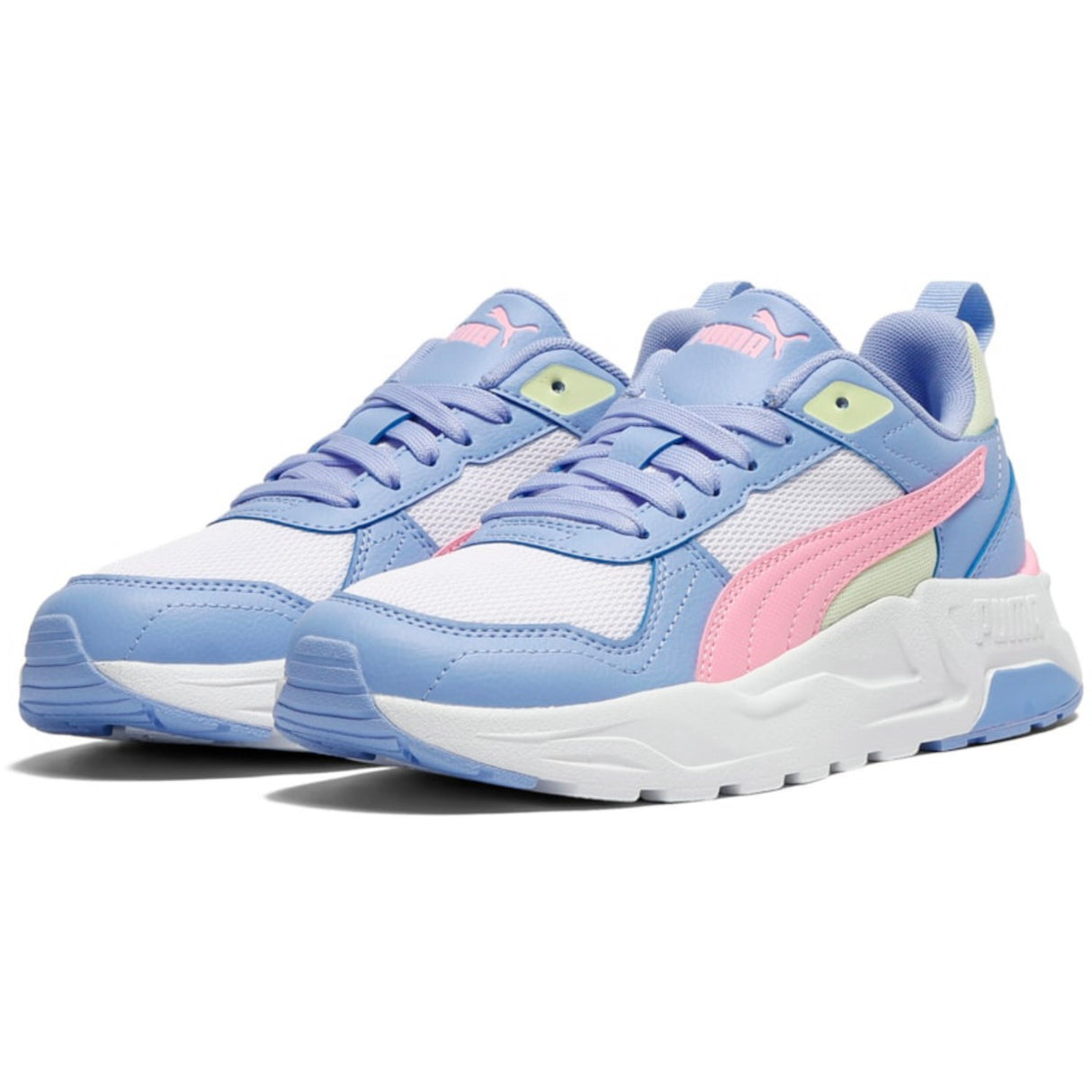 Puma White-Pink Shimmer-Intense Lavender Trinity 2 LT Jr
