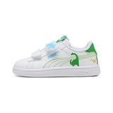 Puma White-Green Fruit-Vibrant Blue Puma Smash 3.0 Dino V Inf