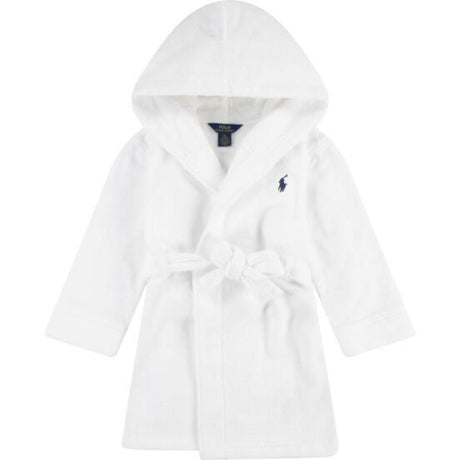 Polo Ralph Lauren White Hooded Plys Terry Bathrob