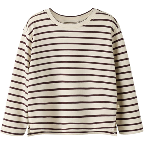 Lil'Atelier Turtledove Catawba Grape Nmflimia Ls Loose Topp Lil