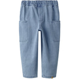 Lil'Atelier Medium Blue Denim Nmmlulia Baggy Dnm Jeans 4017-Cj S Lil