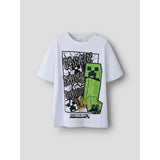 Name It Bright White Nkmmase Minecraft Ss Nreg Topp Noos Bfu