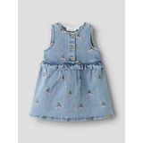 Lil'Atelier Medium Blue Denim Cherry Nbfdeva Dnm Emb Spencer 2024-Es Lil