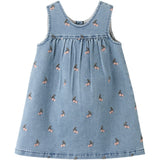 Lil'Atelier Medium Blue Denim Cherry Nmfdeva Dnm Emb Spencer 2024-Es Lil