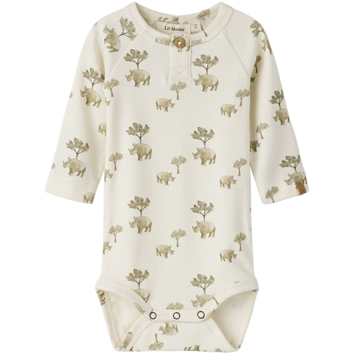 Lil'Atelier Coconut Milk Rhino Nbmlayo Ls Slim Body Lil