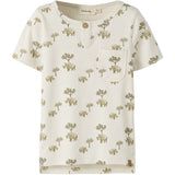 Lil'Atelier Coconut Milk Rhino Nmmlayo Ss Slim Topp Lil