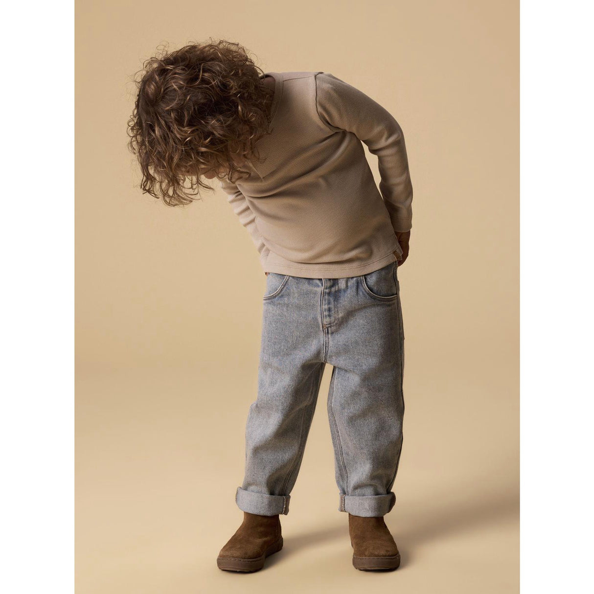 Lil'Atelier Oxford Tan Nmmlago Ls Slim Topp Lil