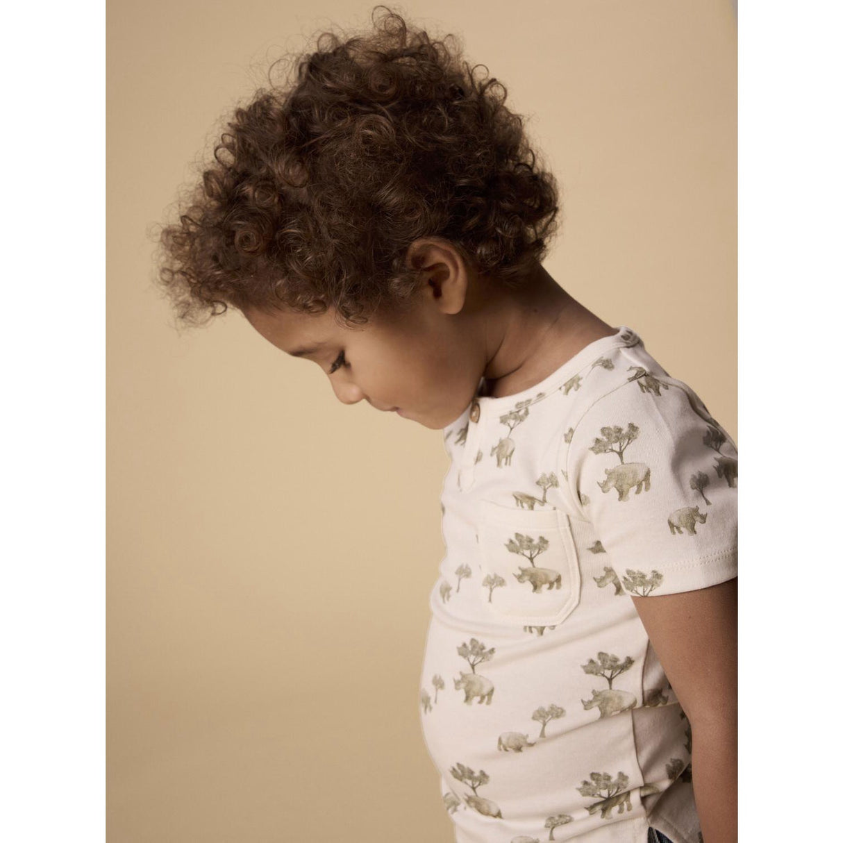 Lil'Atelier Coconut Milk Rhino Nmmlayo Ss Slim Topp Lil