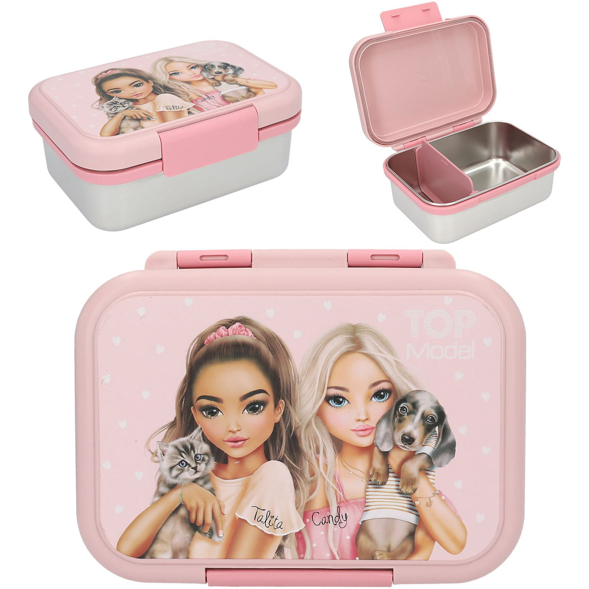 TOPModel Pink Lunchbox Stainless Steel