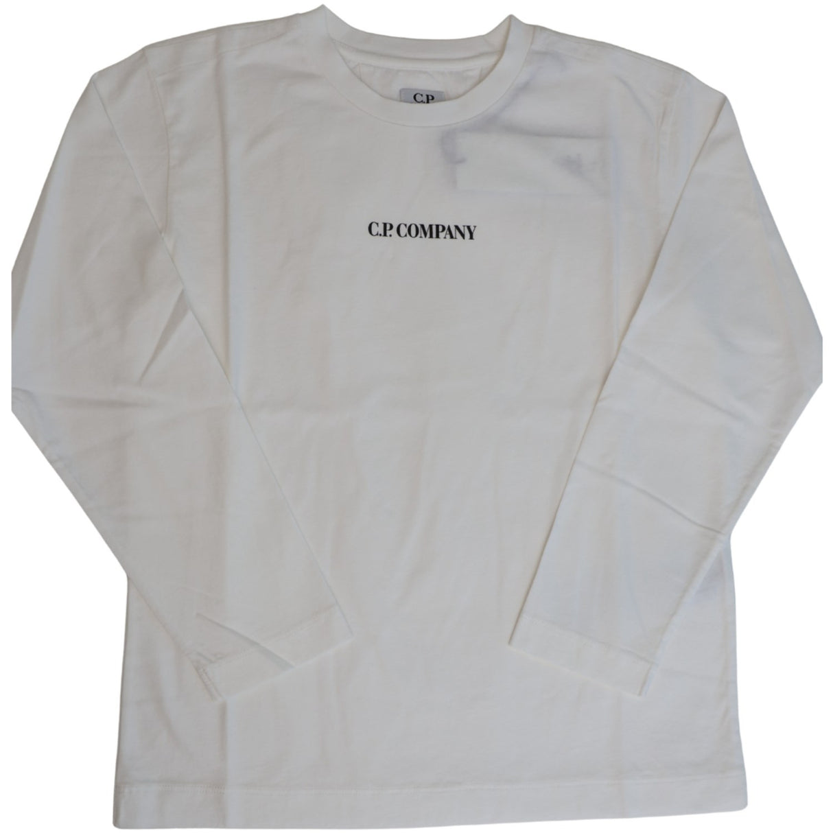C.P. Company Gauze White Long Ermer T-Shirt