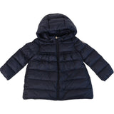 Moncler Navy Nevra Long Frakk