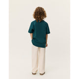 Les Deux Kids Sea Moss Green Norregaard Contrast T-Shirt