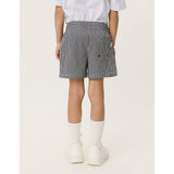Les Deux Kids Black Stan Stripe Swim Shorts