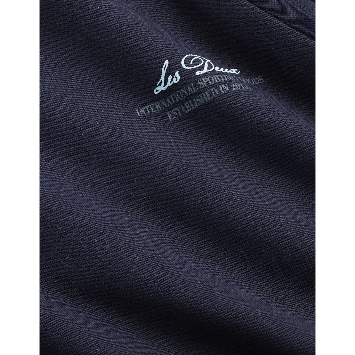 Les Deux Kids Dark Navy Globe Collegegenser