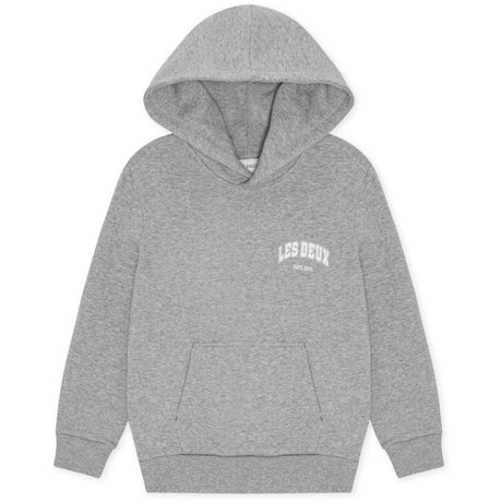 Les Deux Kids Grey Melange Hoop Hettegenser