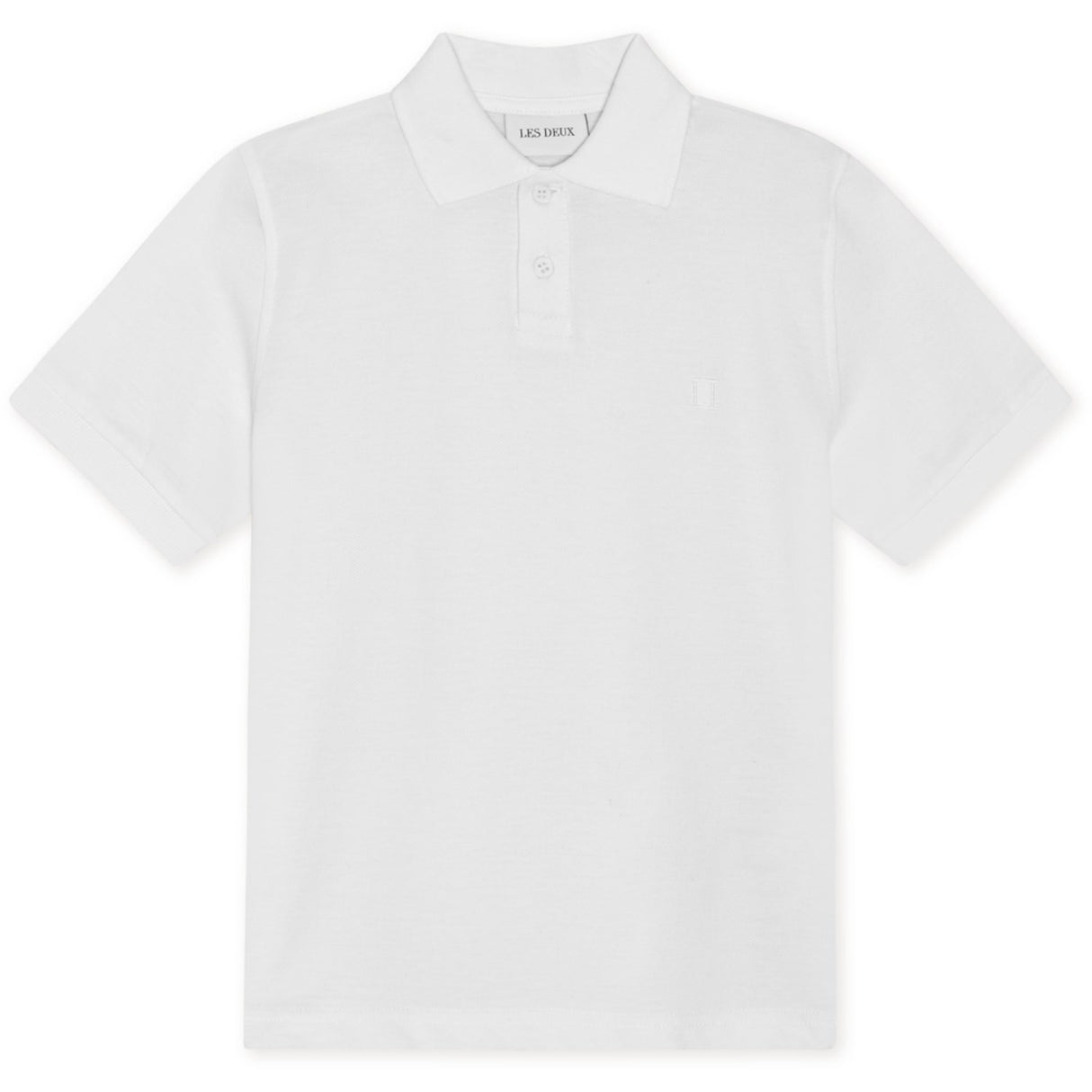 Les Deux Kids White Pique Polo