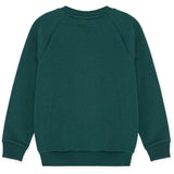 Les Deux Kids Sea Moss Green Norregaard Contrast Collegegenser