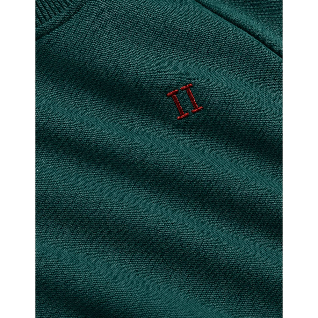 Les Deux Kids Sea Moss Green Norregaard Contrast Collegegenser